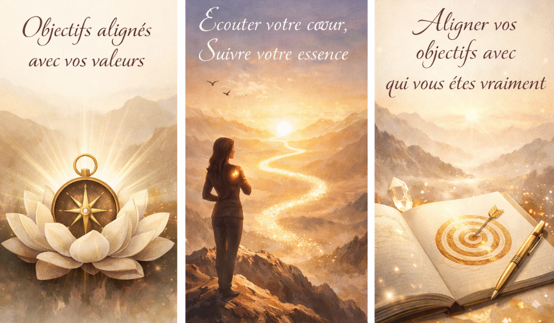 Comment définir des objectifs alignés avec vos valeurs profondes