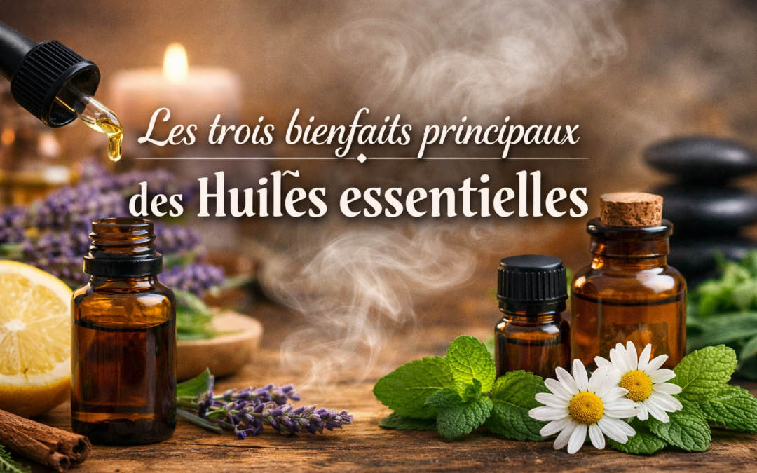 Les trois bienfaits principaux des huiles essentielles