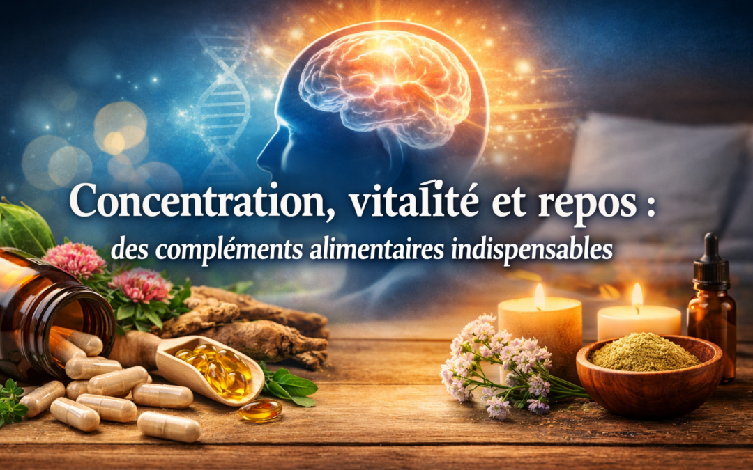Concentration, vitalité et repos : des compléments alimentaires indispensables