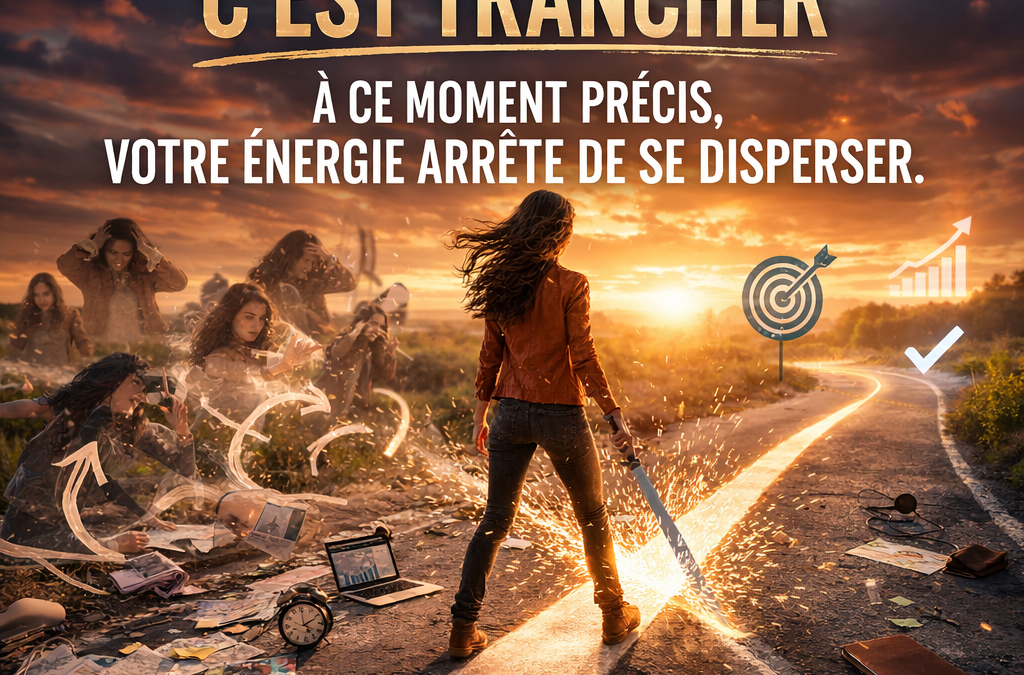 Décider, ce n’est pas vouloir, c’est trancher. À ce moment précis, votre énergie arrête de se disperser.