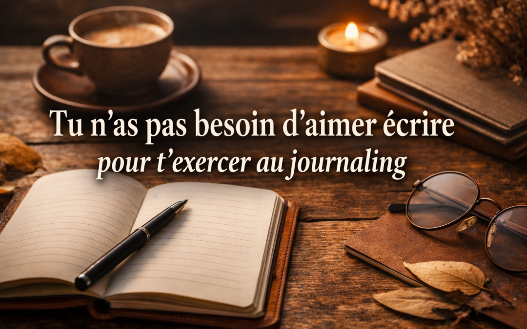 Tu n’as pas besoin d’aimer écrire pour t’exercer au journaling