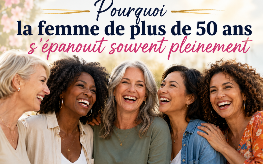 la femme de 50 ans s'épanouit pleinement